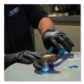 Disposable Gloves | Ammex GWBN44100 6 mil Heavy-Duty Industrial Powder-Free Nitrile Gloves - Medium, Black (1000/Carton) image number 1