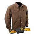 Heated Jackets | Dewalt DCHJ081TD1-M 20V MAX Li-Ion Heavy Duty Shirt Heated Jacket Kit - Medium image number 0