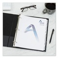 Office Jansan | Avery 11554 Print-On 11 in. x 8.5 in. 8-Tab 3-Hole Customizable Punched Dividers - White (200/Pack) image number 4
