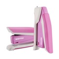 Office Jansan | PaperPro 1188 20-Sheet Capacity InCourage Spring-Powered Desktop Stapler with Antimicrobial Protection - Pink/Gray image number 4
