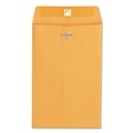 Office Jansan | Universal UNV35260 6 in. x 9 in. #55 Square Flap Gummed/Clasp Envelope - Brown Kraft (100/Box) image number 0