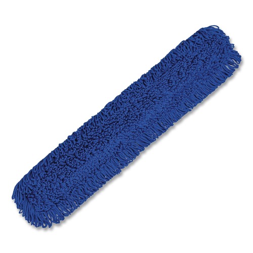 Mops | Gritt Commercial GRI18248 48 in. x 5 in. Microfiber Looped Dust Mop Pad Head - Blue image number 0