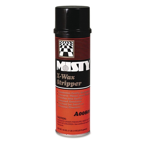 Cleaning & Janitorial Supplies | Misty 1033962 18 oz X-Wax Floor Stripper Aerosol Spray image number 0
