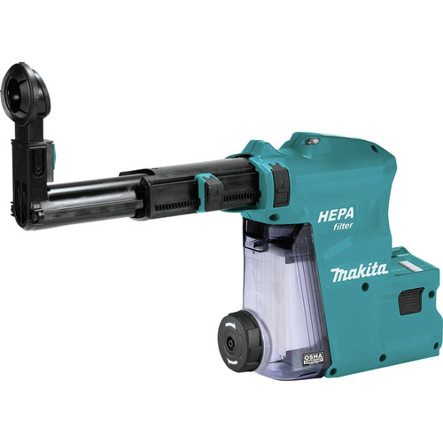 Concrete Dust Collection | Makita DX09 Dust Extractor Attachment with HEPA Filter for XRH011 image number 0