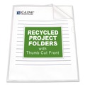  | C-Line 62127 Heavyweight Poly Project Folders - Letter, Clear (25/Box) image number 2