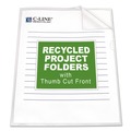 Office Jansan | C-Line 62127 Heavyweight Poly Project Folders - Letter, Clear (25/Box) image number 2