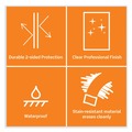 Laminating Supplies | Scotch TP3854-20DE 8.9 in. x 11.4 in. 3 mil. Laminating Pouches - Clear (20/Pack) image number 2