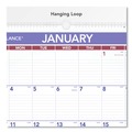  | AT-A-GLANCE PM3-28 12-Month (Jan to Dec): 2025 15.5 in. x 22.75 in. Ruled Daily Blocks Monthly Wall Calendar - White Sheets image number 2