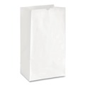 Office Jansan | Ross & Wallace Paper Products 120316500PK/BL 7.75 in. x 4.75 in. x 16 in. #16 Size Grocery Paper Bags - White (500/Bundle) image number 1