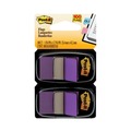 | Post-it Flags 680-PU2 Standard Page Flags in Dispenser - Purple (50-Flags/Dispenser, 2-Dispensers/Pack) image number 0