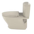 Fixtures | TOTO MS442124CEFG#03 Nexus 2-Piece Elongated 1.28 GPF Universal Height Toilet with CEFIONTECT & SS124 SoftClose Seat, WASHLETplus Ready (Bone) image number 2