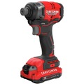 Impact Drivers | Factory Reconditioned Craftsman CMCF813C2R V20 BRUSHLESS RP Lithium-Ion 1/4 in. Cordless Impact Driver Kit with 2 Batteries (1.5 Ah) image number 1