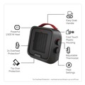 Bulk Savings Pricing 2 | Honeywell HCE210B UberHeat 5 4.5 in. x 4.5 in. x 8.86 in. 1500 W Ceramic Heater - Black image number 4