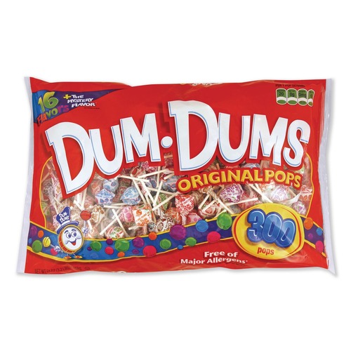 Bulk Savings Pricing 2 | Spangler 60 Individually Wrapped Dum-Dum-Pops - Assorted Flavors (300/Pack) image number 0