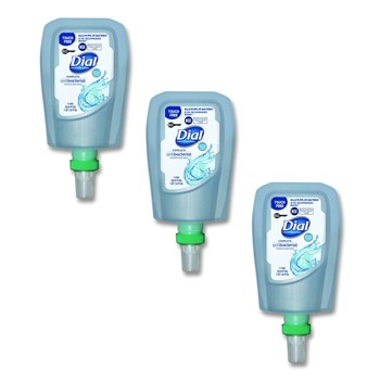 Dial Professional 1 L Antibacterial Foaming Hand Wash Refill for FIT X2 Touch Free Dispenser - Spring Water Scent (3/Carton)