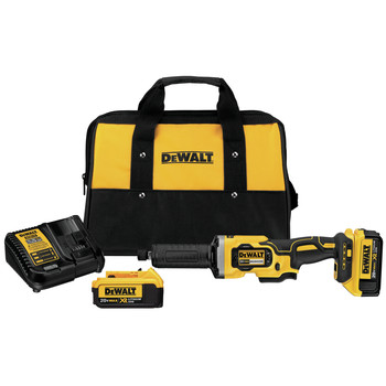 DIE GRINDERS | Dewalt DCG426M2 20V MAX Brushless Lithium-Ion Variable Speed Cordless Die Grinder with 2 Batteries (4 Ah)