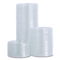 Cutlery | Boardwalk BWKPETSTRAW 16 oz. - 24 oz. PET Cold Cup Lids - Clear (1000/Carton) image number 2