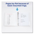 Office Jansan | Avery 68052 11 in. x 8.5 in. 3 Rings 0.5 in. Capacity Framed View Heavy-Duty Binders - White image number 5