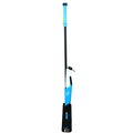 Mops | Impact T0022-01 Mopster 2.0 16.25 in. x 3.25 in. Blue Microfiber Head 57 in. Black Aluminum Handle Microfiber Bucketless Mop image number 2
