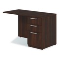 Office Desks & Workstations | Alera AE1NZK-R2448UF HRG 48 in. x 24 in. x 29 in. Seville Series Right Desk Return with Pedestal - Mahogany image number 2