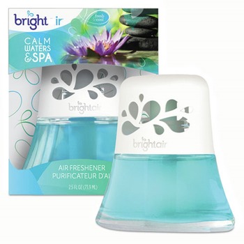 PRODUCTS | BRIGHT Air BRI 900115 Scented Oil Air Freshener, Calm Waters And Spa, Blue, 2.5 oz. (6/Carton)