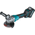 Angle Grinders | Makita GAG03M1 40V max XGT Brushless Lithium-Ion 4-1/2 in./5 in. Cordless Paddle Switch Angle Grinder Kit with Electric Brake (4 Ah) image number 1