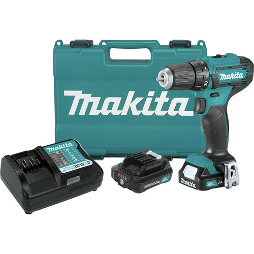 Drill Drivers | Makita FD09R1 12V max CXT Lithium-Ion 3/8 in. Cordless Drill Driver Kit (2 Ah) image number 0