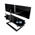 Office Desks & Workstations | 3M SD70B 42 in. x 23.2 in. x 6.2 in. to 20 in. Precision Standing Desk - Black image number 3