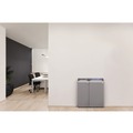 Trash Cans | Rubbermaid Commercial 1961622 23 Gallon Configure Mixed Indoor Recycling Waste Receptacle - Gray image number 2