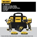 Combo Kits | Factory Reconditioned Dewalt DCK225D2R 20V MAX ATOMIC 1/2 in. Cordless Drill Driver and 1/4 in. Cordless Impact Driver Combo Kit (2 Ah) image number 1