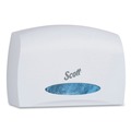 Cleaning & Janitorial Supplies | Scott 09603 14.25 in. x 6 in. x 9.75 in. Essential Coreless Jumbo Roll Tissue Dispenser - White image number 0