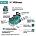 Chainsaws | Factory Reconditioned Makita XCU08PT-R 36V (18V X2) LXT Brushless Lithium-Ion 14 in. Cordless Top Handle Chain Saw Kit with (2) 5 Ah Batteries image number 3