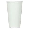 Cups and Lids | Karat C-KCP16W 16 oz. Double Poly Paper Cold Cups - White (1000/Carton) image number 1