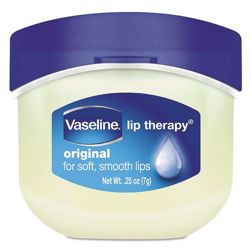 Cleaning & Janitorial Supplies | Vaseline 20677EA 0.25 oz Plastic Flip-Top Lip Therapy - Original image number 0