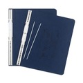 Office Jansan | ACCO A7054133A PRESSTEX 12 in. x 8.5 in. 6 in. Capacity 2 Posts Post Binders with Storage Hooks - Dark Blue image number 4