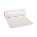 Trash Bags | Boardwalk H7658MWKR01 55 Gallon 0.63 mil 38 in. x 58 in. Repro Low-Density Can Liners - White (10 Rolls/Carton,10 Bags/Roll) image number 2