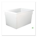 Food Trays, Containers, and Lids | Rubbermaid Commercial FG350100WHT Food/tote Boxes, 21.5gal, 26w X 18d X 15h, White image number 2