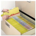 File Folders | Smead 14084 6 SafeSHIELD Fasteners 2 Dividers Letter Size 6-Section Pressboard Top Tab Pocket Classification Folders - Yellow (10/Box) image number 5