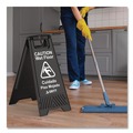 Safety Signs | Gritt Commercial GRI184BLK3PK 11.8 in. x 12 in. x 24 in. Caution Wet Floor Sign - Black (3/Carton) image number 7