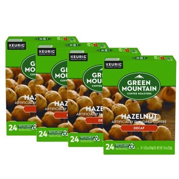 Green Mountain Coffee Coffee K-Cups - Hazelnut Decaf (96/Carton)