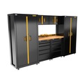 Cabinets | Dewalt DWST27301 7-Piece 126 in. Welded Storage Suite with 2 5-Drawer Base Cabinets and Wood Top image number 0
