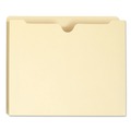 Office Jansan | Smead 75605 2 in. Expansion 100% Recycled Top Tab File Jackets - Letter, Manila (50/Box) image number 0