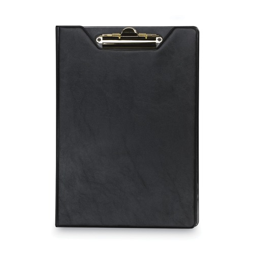 Office & Office Supplies | Samsill 71410 Value Inside Front Pocket Brass Clip Heavyweight Sealed Vinyl Padfolio - Black image number 0