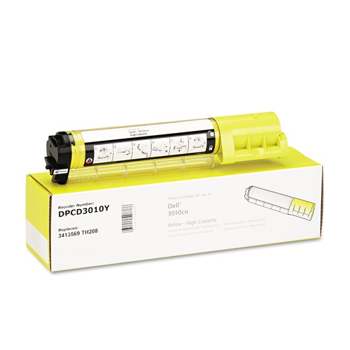  | Dataproducts DPCD3010Y 4000 Page Compatible High-Yield Toner for 341-3569 (3010) - Yellow image number 0