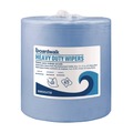 Office Jansan | Boardwalk HS475B 12 in. x 12 in. Heavy Duty Hydrospun Wipers - Blue (475/Roll) image number 0