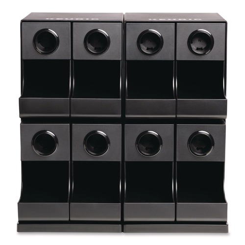 Food Service | Keurig 5000380139 17.8 in. x 14.57 in. x 17.28 in. K-Cup Organizer - Black image number 0