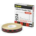 Office Jansan | Scotch 924 0.5 in. x 36 yds ATG Adhesive Permanent Transfer Tape, Holds Up to 0.5 lbs. - Clear (1-Roll) image number 1