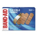 Office Jansan | BAND-AID 4444 1 in. x 3 in. Flexible Fabric Adhesive Bandages (100/Box) image number 0