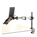 Office Jansan | Fellowes Mfg Co. 8041601 Professional Series 360 Degree Rotation 37 Degree Tilt Pan Supports 24 lbs. Depth Adjustable Monitor Arm - Black image number 6