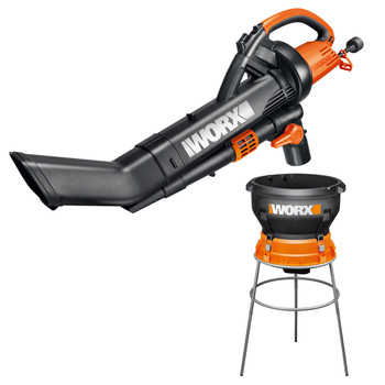 mulcher worx leaf vacuum bndl blower trivac amp vs